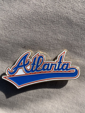 Custom Gold Platted "Atlanta History" Pin.
