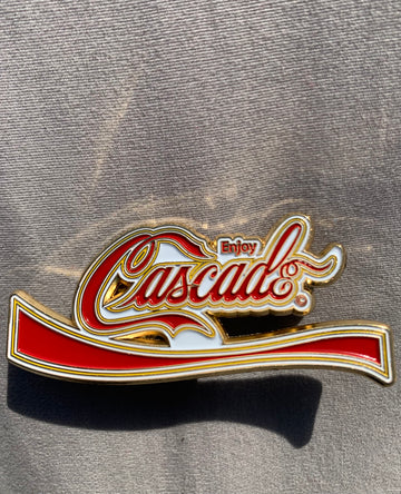 Custom Gold Platted "Cascade" Pin