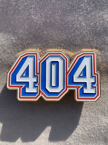 custom Gold Plated Pin "404" Pin