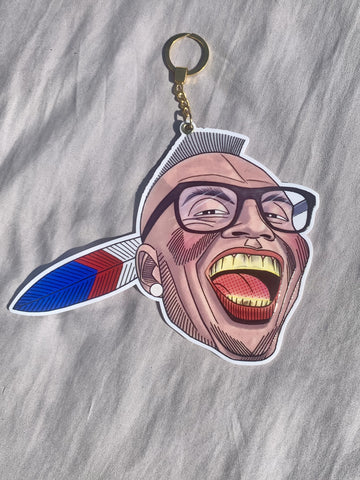 Custom Spot UV/ Raised Print "Bankhead" Hangtags/Keychain.