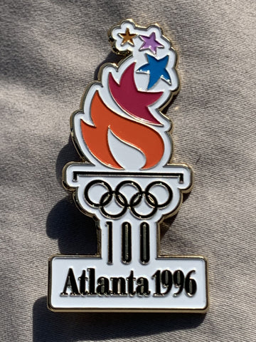 Custom Gold Platted "Atlanta Olympics 1996" Pin.