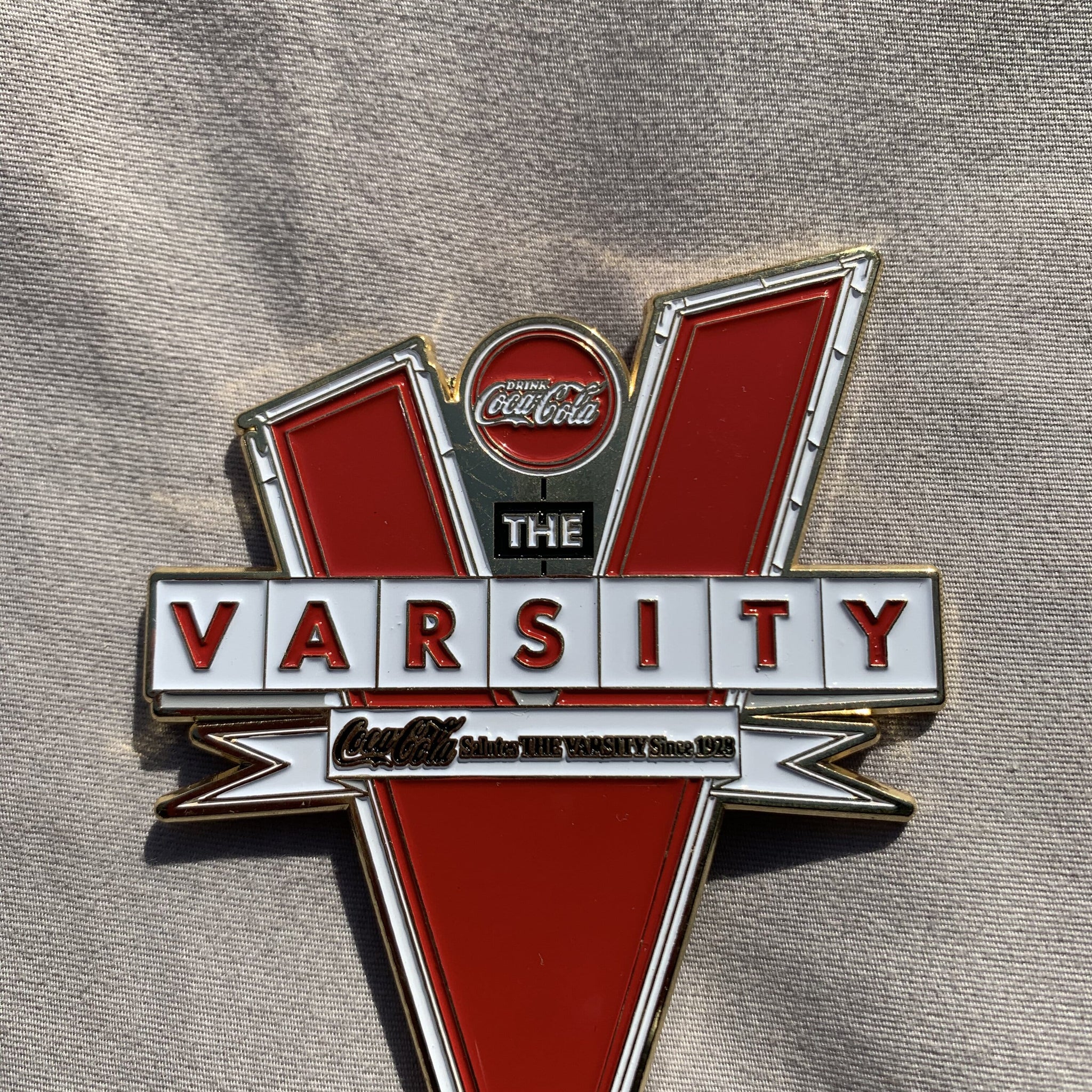 Custom Gold Platted "The varsity" Pin