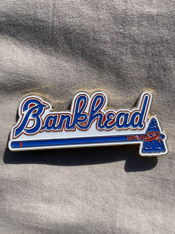 Custom Gold Platted "Bankhead" Pin.